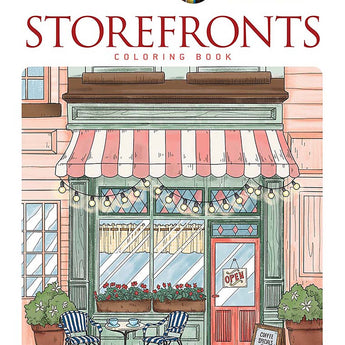 Creative Haven Storefronts Coloring Book