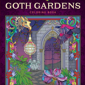Creative Haven Goth Gardens Coloring Book