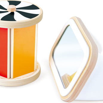Spinning Drum with Mirror