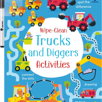 Wipe-Clean Trucks and Diggers Activities