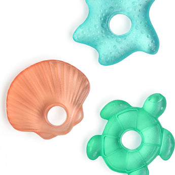 Cutie Coolers™ - Water-filled Teether (Seaside (3-Pack) )