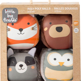 Roly Poly Balls - Forest Set of 4