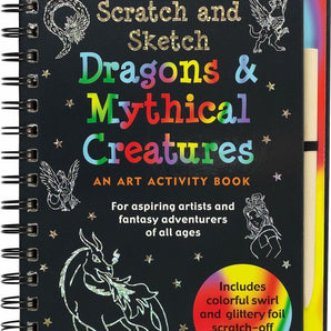 Dragons & Myths Scratch Art