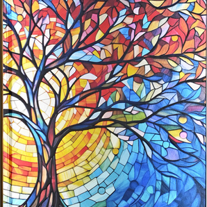 Stained Glass Tree of Life Journal