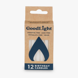 White Birthday Candles