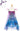 Blue Butterfly Twirl Dress with Wings and Headband (Size 3-4)
