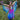 Blue Butterfly Twirl Dress with Wings and Headband (Size 3-4)