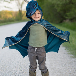 Starry Night Dragon Cape (Size 7-8)