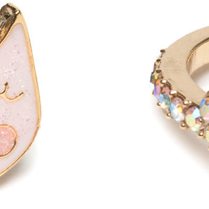 Boutique Kitty Love Ring Set