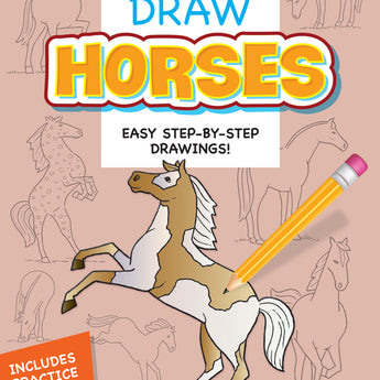 How to Draw Horses: Step-by-Step Drawings!