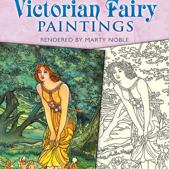 Color Your Own Victorian Fairy Paintings