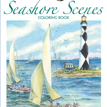 Creative Haven Seashore Scenes Coloring Book