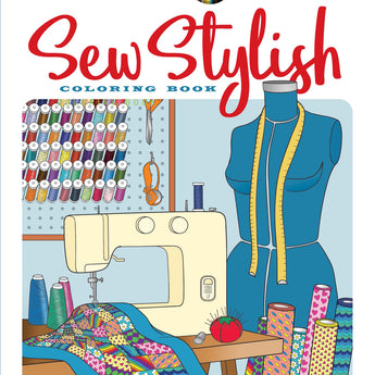 Creative Haven Sew Stylish Coloring Book
