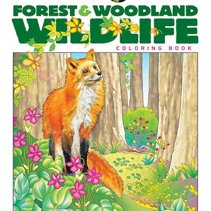 Forest & Woodland Wildlife Coloring Book