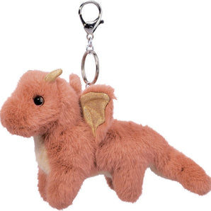 Rust Dragon Bag Charm