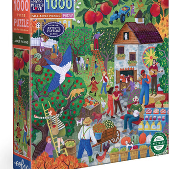 Fall Apple Picking 1000 Piece Puzzle
