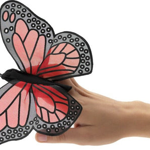 Monarch Butterfly Finger Puppet