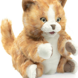 Orange Tabby Kitten Puppet