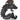 Midnight Dragon Wristlet Puppet