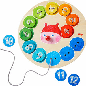 Rainbow Caterpillar Lacing Board
