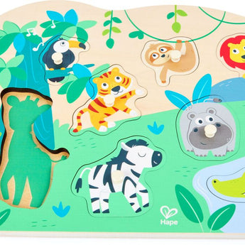 Wild Animals Peg Puzzle