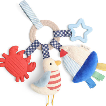 Bitzy Busy Ring™ - Teething Activity Toy (Nautical)