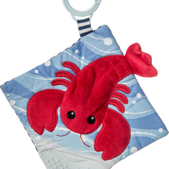 Lobbie Lobster Crinkle Teether - 6x6"