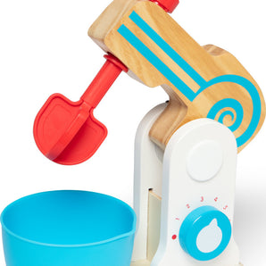 Wooden Make-a-Cake Mixer Set