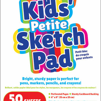 Studio Series Jr. Kids' Portable Sketch Pad 6 x 9 inches (50 perforated sheets)