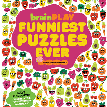 brainPLAY Funniest Puzzles Ever: Over 200 Super Silly Brain Games, Wacky Activities and Hilarious Puzzles, Funny Gift for Kids Ages 7 and Up