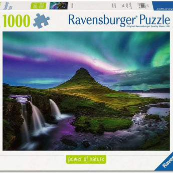 Aurora Over Kirkjufell 1000 Pc Puzzle