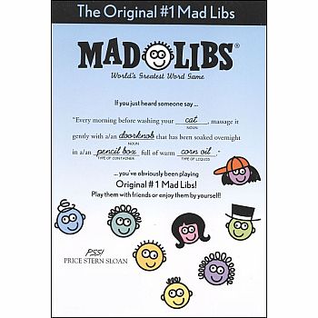 Original Mad Libs