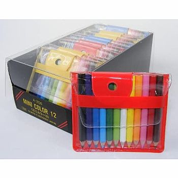 12 Mini Colored Pencils