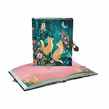 Moonlit Meadow Locked Diary