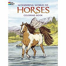 Wonderful World of Horses Coloring Book