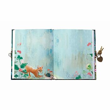 Moonlit Meadow Locked Diary