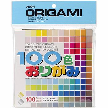 100 Color Pack Origami Paper