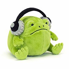 Ricky Rain Frog with Headphones