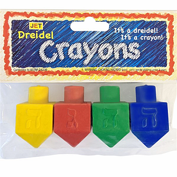 Dreidel Crayons