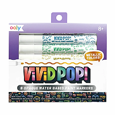 Vivid Pop Metallic Markers