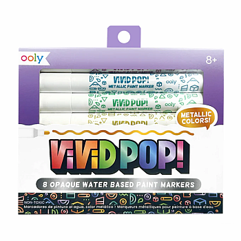 Vivid Pop Metallic Markers