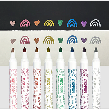 Vivid Pop Metallic Markers