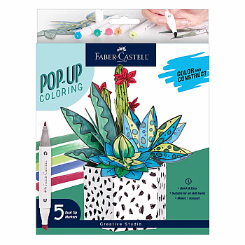 Pop-up Coloring Succulent