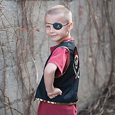 Pirate Vest with Eye Patch