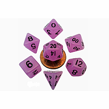 Mini Glow Purple Dice