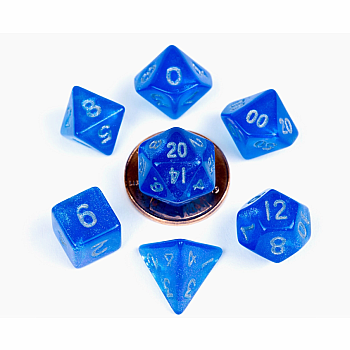 Mini Stardust Blue Dice