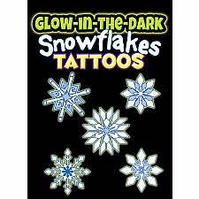 Glowing Snowflake Tattoos