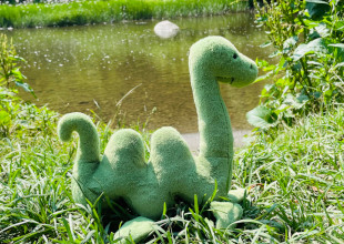 A Nessie in grass